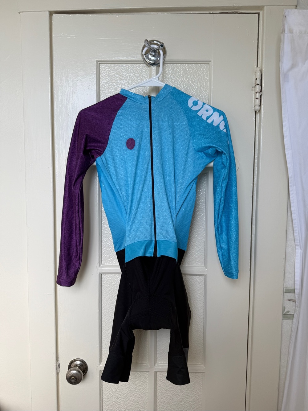 Ornot Blue Long Sleeve Race Suit